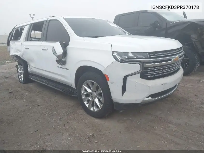 1GNSCFKD3PR370178 2023 Chevrolet Suburban 2Wd Premier