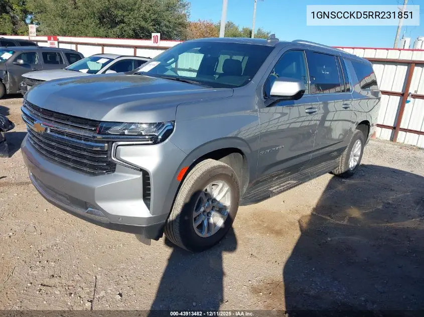 1GNSCCKD5RR231851 2024 Chevrolet Suburban 2Wd Lt
