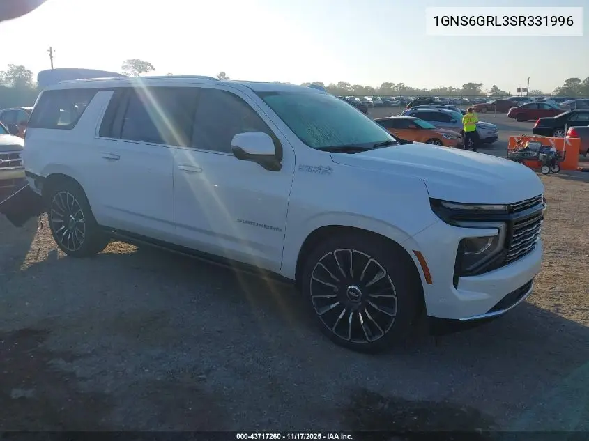 1GNS6GRL3SR331996 2025 Chevrolet Suburban 4Wd High Country