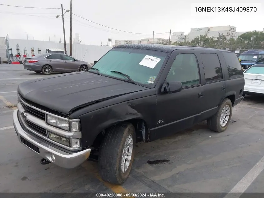 1GNEK13K4SJ409870 1995 Chevrolet Tahoe K1500