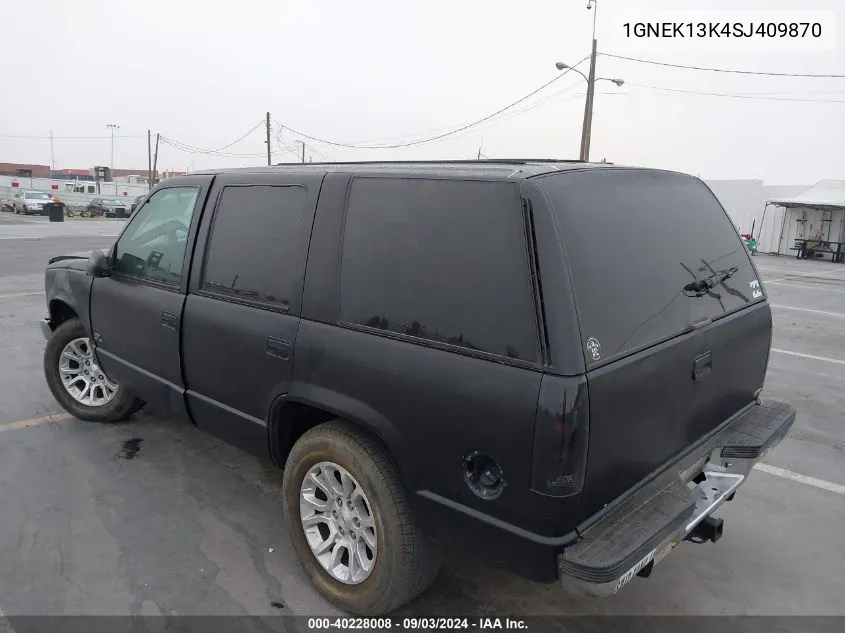 1GNEK13K4SJ409870 1995 Chevrolet Tahoe K1500