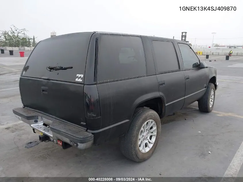 1GNEK13K4SJ409870 1995 Chevrolet Tahoe K1500