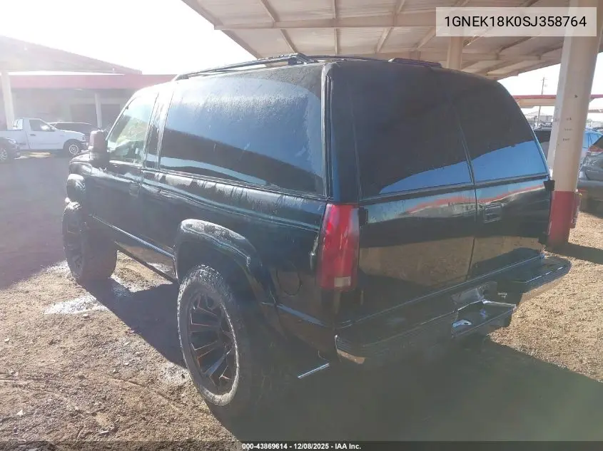 1GNEK18K0SJ358764 1995 Chevrolet Tahoe K1500