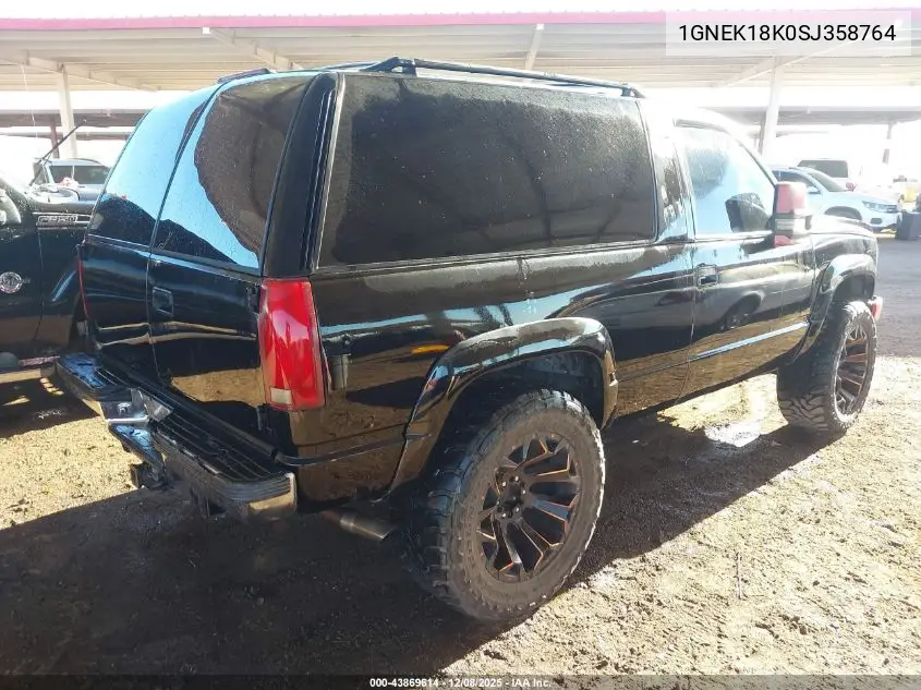 1GNEK18K0SJ358764 1995 Chevrolet Tahoe K1500