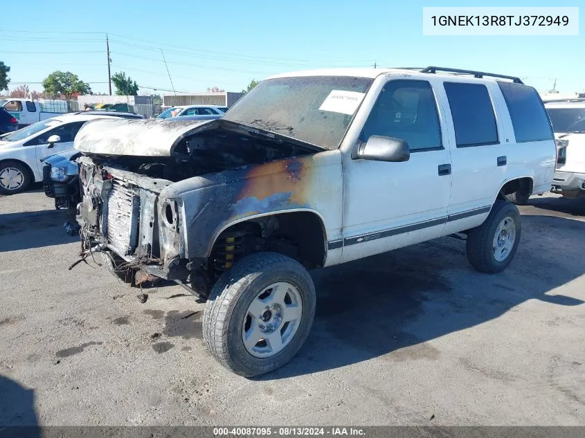 1996 Chevrolet Tahoe K1500 VIN: 1GNEK13R8TJ372949 Lot: 40087095