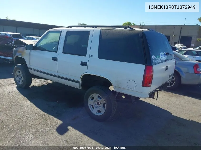 1996 Chevrolet Tahoe K1500 VIN: 1GNEK13R8TJ372949 Lot: 40087095