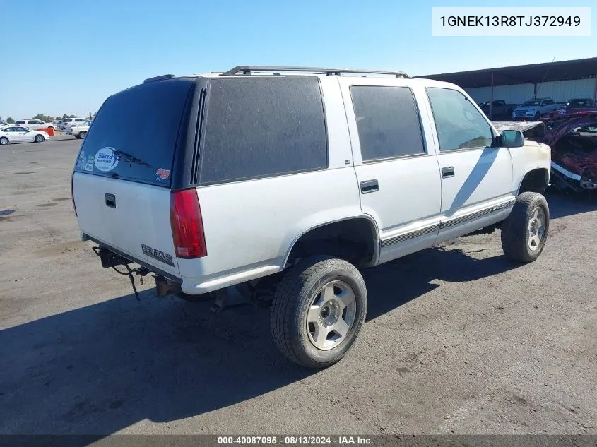 1996 Chevrolet Tahoe K1500 VIN: 1GNEK13R8TJ372949 Lot: 40087095