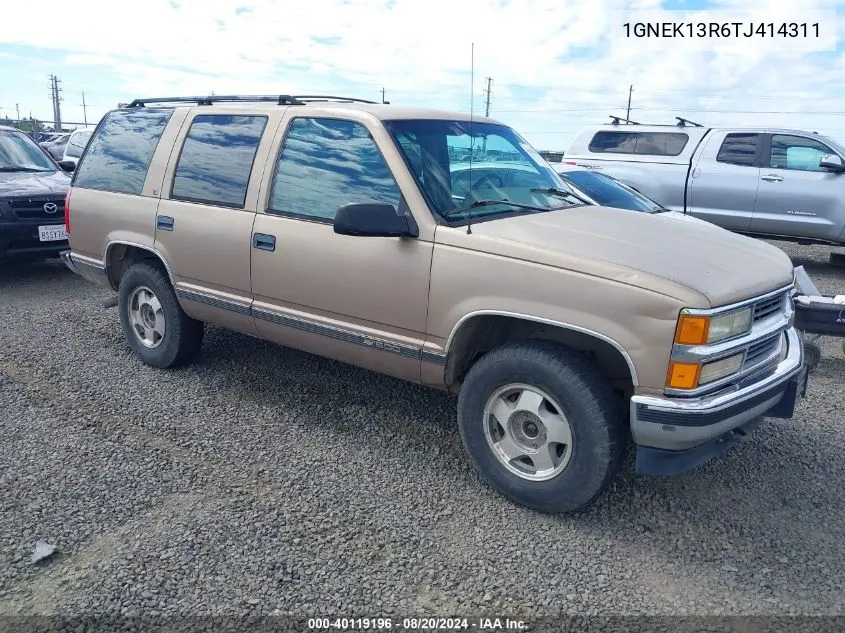 1996 Chevrolet Tahoe K1500 VIN: 1GNEK13R6TJ414311 Lot: 40119196