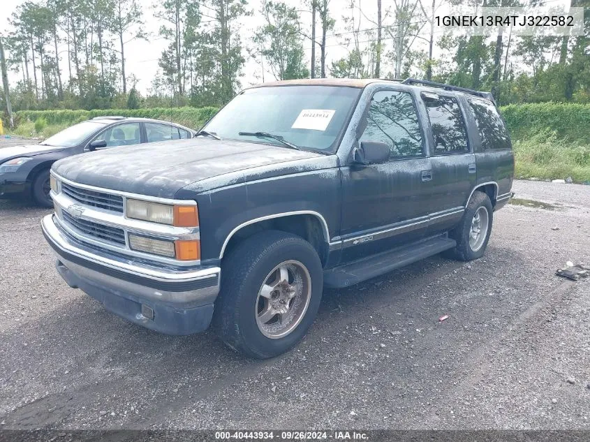 1996 Chevrolet Tahoe K1500 VIN: 1GNEK13R4TJ322582 Lot: 40443934