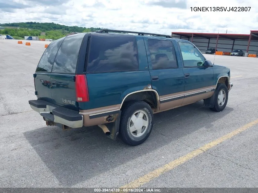 1997 Chevrolet Tahoe Lt VIN: 1GNEK13R5VJ422807 Lot: 39414739