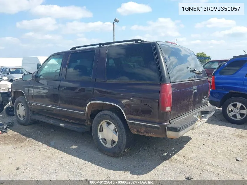 1997 Chevrolet Tahoe Ls VIN: 1GNEK13R0VJ350057 Lot: 40125645