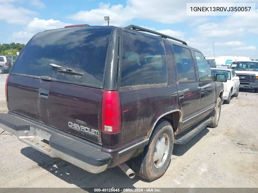 1997 Chevrolet Tahoe Ls VIN: 1GNEK13R0VJ350057 Lot: 40125645