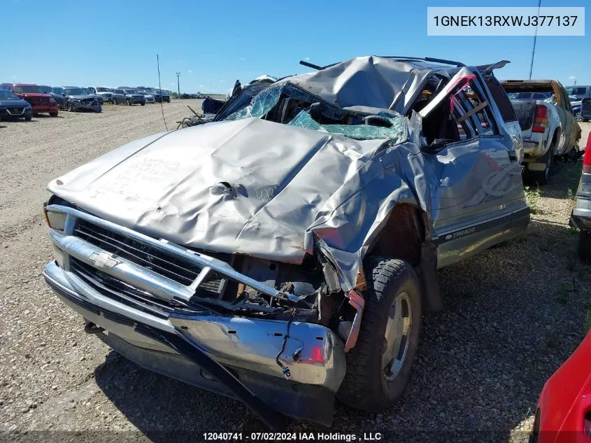 1GNEK13RXWJ377137 1998 Chevrolet Tahoe