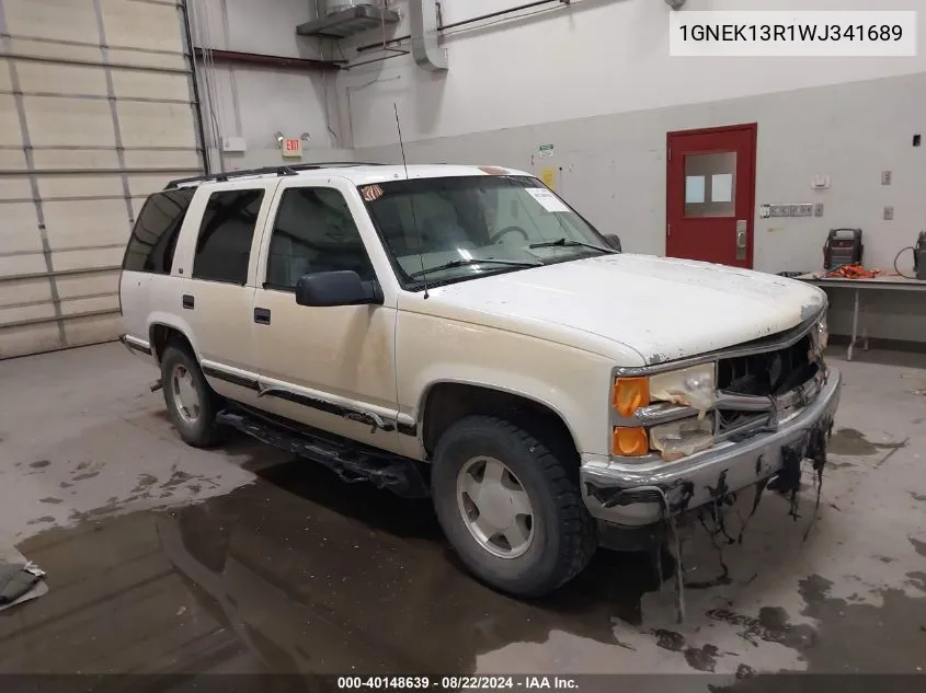 1998 Chevrolet Tahoe Ls VIN: 1GNEK13R1WJ341689 Lot: 40148639