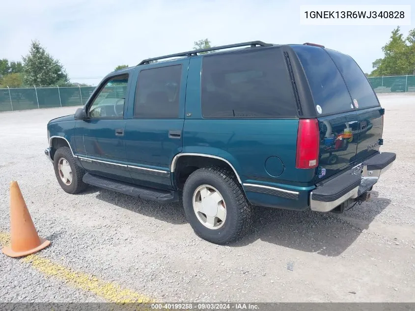 1998 Chevrolet Tahoe Ls VIN: 1GNEK13R6WJ340828 Lot: 40199258