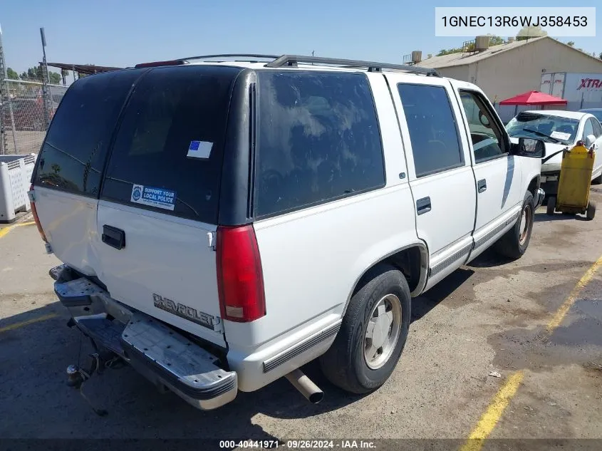 1GNEC13R6WJ358453 1998 Chevrolet Tahoe Ls