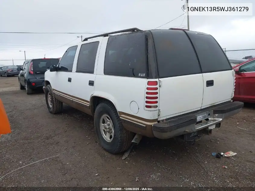 1GNEK13R5WJ361279 1998 Chevrolet Tahoe Ls