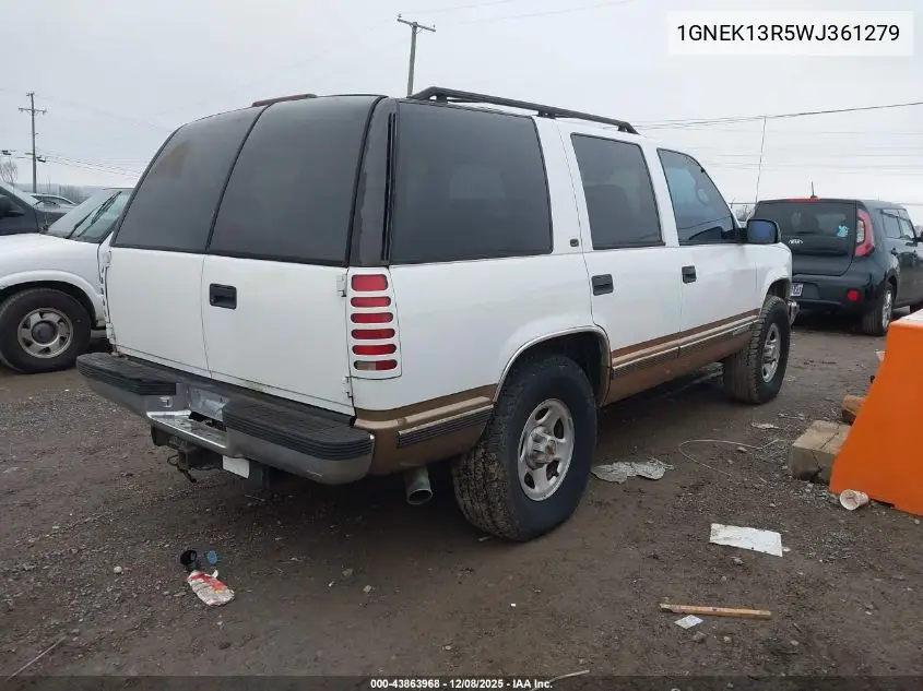 1GNEK13R5WJ361279 1998 Chevrolet Tahoe Ls