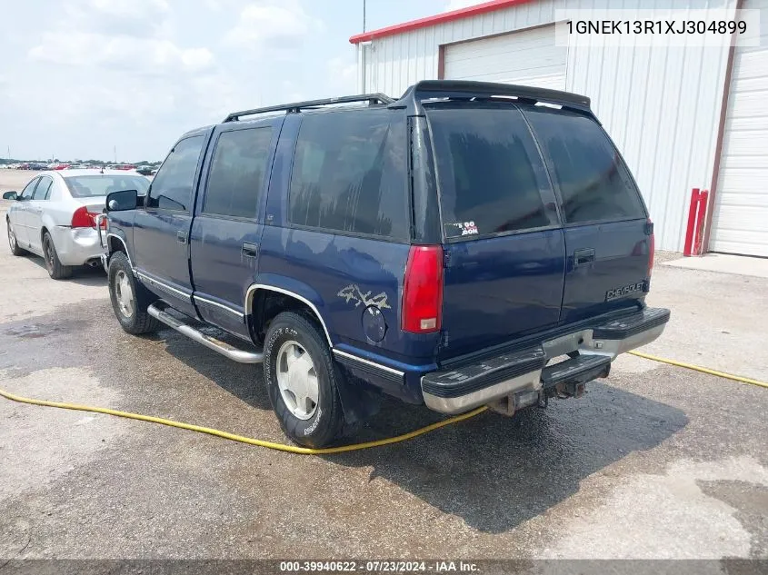 1999 Chevrolet Tahoe K1500 VIN: 1GNEK13R1XJ304899 Lot: 39940622