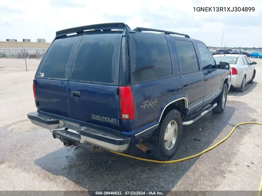 1999 Chevrolet Tahoe K1500 VIN: 1GNEK13R1XJ304899 Lot: 39940622