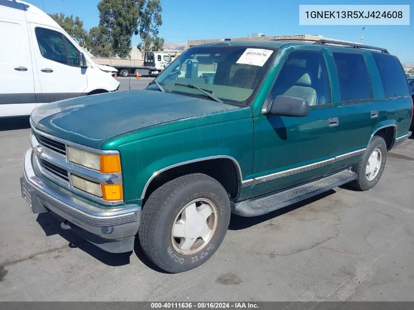 1999 Chevrolet Tahoe Lt VIN: 1GNEK13R5XJ424608 Lot: 40111636