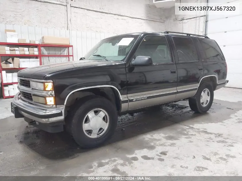 1GNEK13R7XJ567320 1999 Chevrolet Tahoe Ls