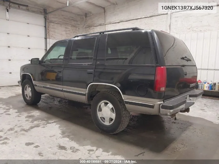 1GNEK13R7XJ567320 1999 Chevrolet Tahoe Ls