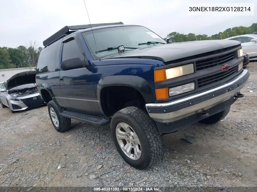 1999 Chevrolet Tahoe VIN: 3GNEK18R2XG128214 Lot: 40351393