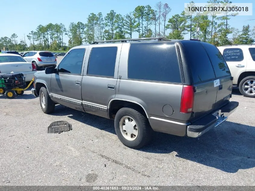 1GNEC13R7XJ305018 1999 Chevrolet Tahoe Ls