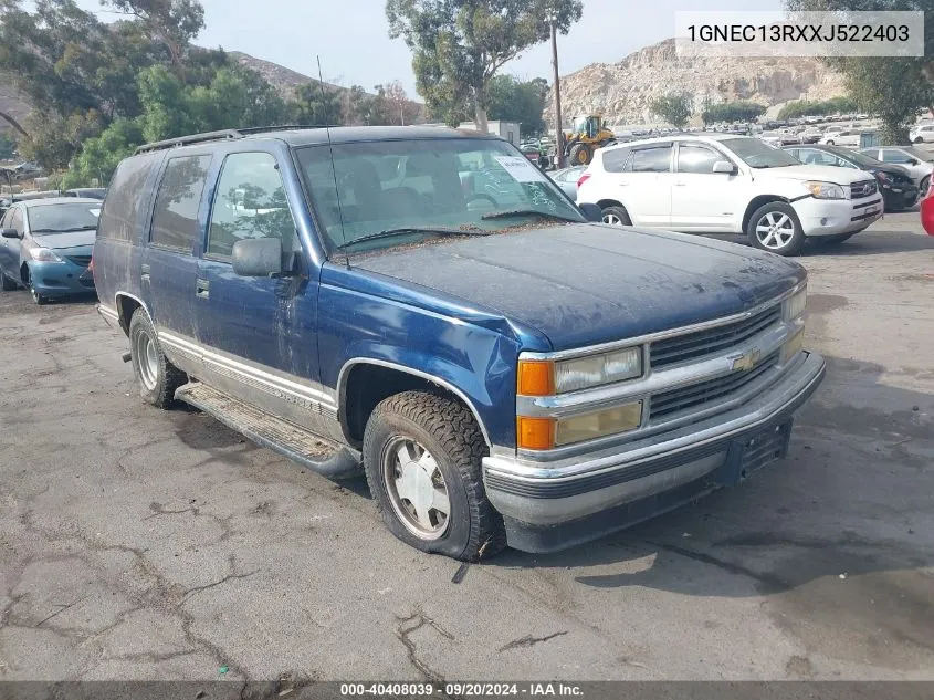 1GNEC13RXXJ522403 1999 Chevrolet Tahoe Ls