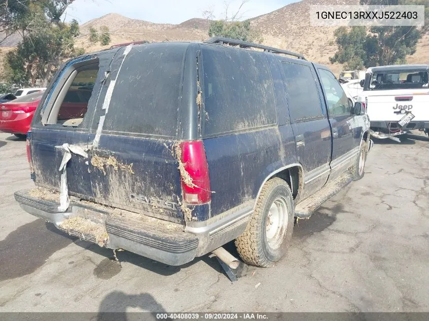 1GNEC13RXXJ522403 1999 Chevrolet Tahoe Ls