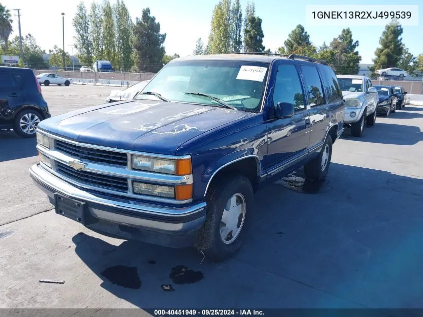 1999 Chevrolet Tahoe Ls VIN: 1GNEK13R2XJ499539 Lot: 40451949