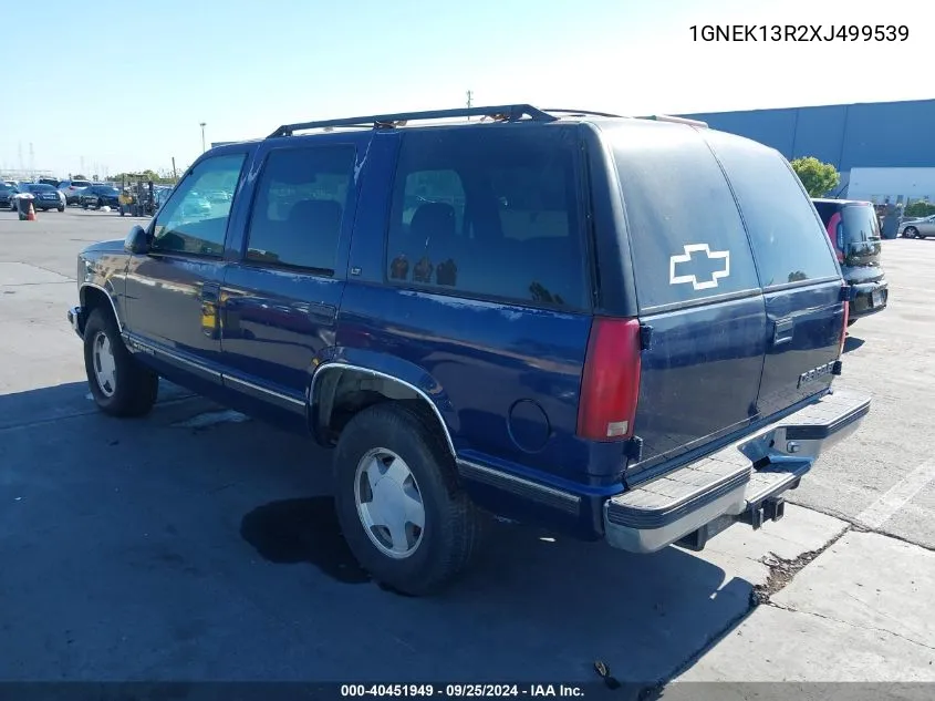 1999 Chevrolet Tahoe Ls VIN: 1GNEK13R2XJ499539 Lot: 40451949