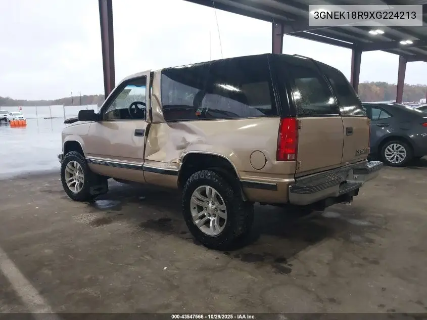 3GNEK18R9XG224213 1999 Chevrolet Tahoe