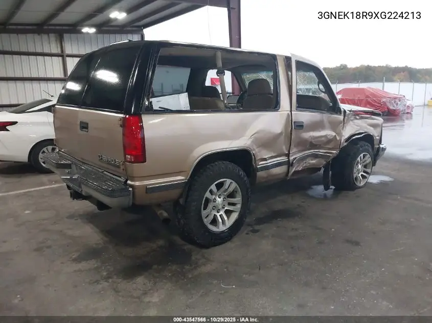 3GNEK18R9XG224213 1999 Chevrolet Tahoe