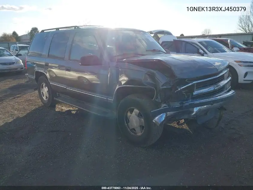 1GNEK13R3XJ450379 1999 Chevrolet Tahoe Ls