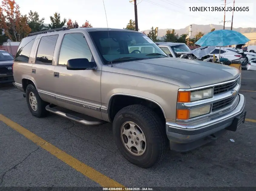 1GNEK13R6XJ340605 1999 Chevrolet Tahoe Ls