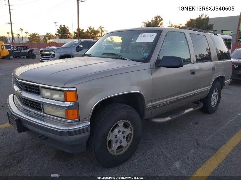 1GNEK13R6XJ340605 1999 Chevrolet Tahoe Ls