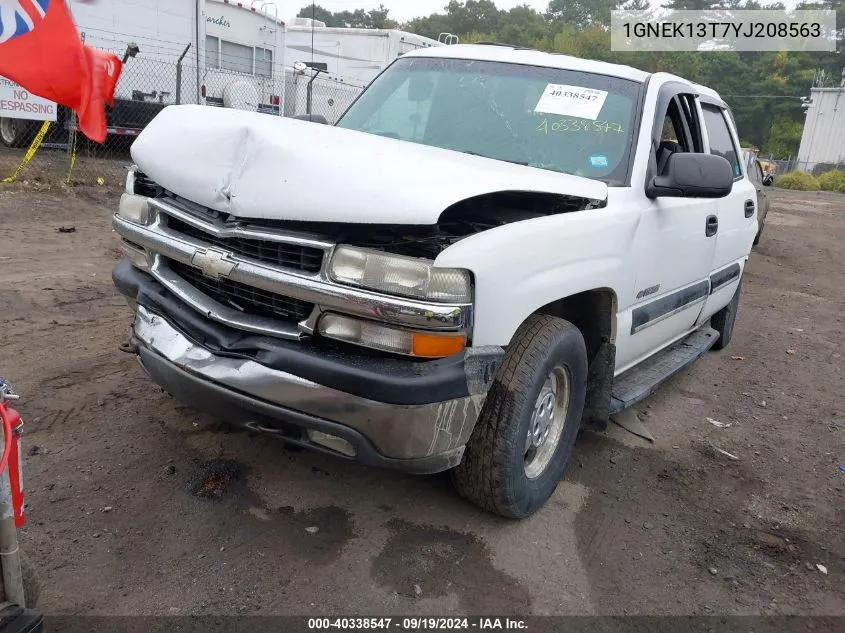 2000 Chevrolet Tahoe All New Ls VIN: 1GNEK13T7YJ208563 Lot: 40338547