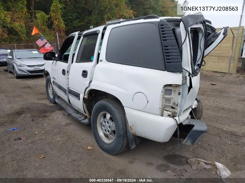 2000 Chevrolet Tahoe All New Ls VIN: 1GNEK13T7YJ208563 Lot: 40338547