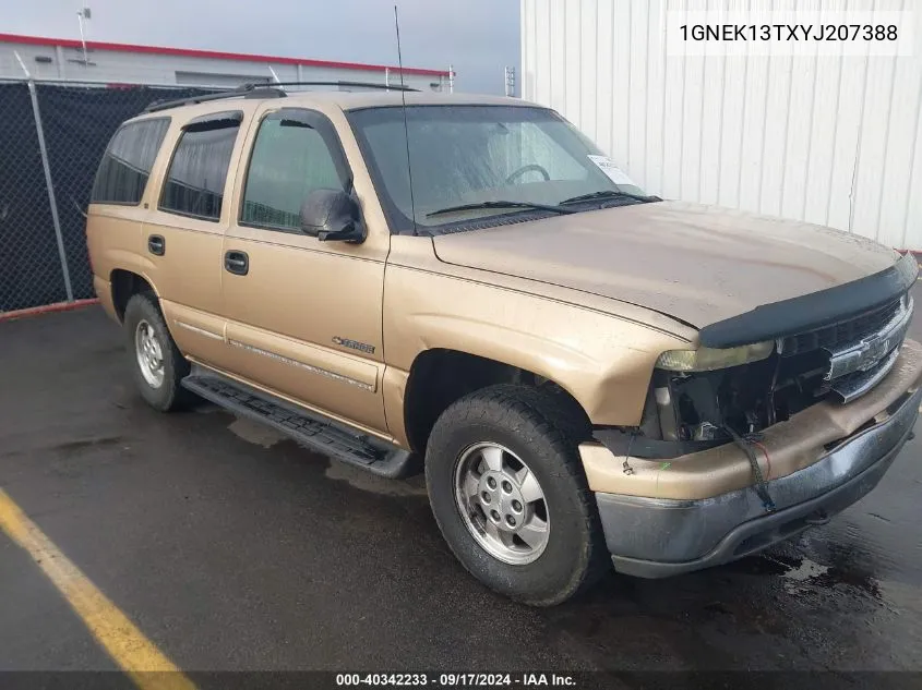 2000 Chevrolet Tahoe All New Ls VIN: 1GNEK13TXYJ207388 Lot: 40342233