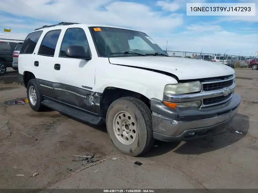 1GNEC13T9YJ147293 2000 Chevrolet Tahoe All New Ls