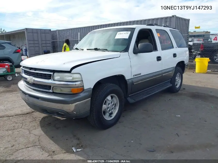 1GNEC13T9YJ147293 2000 Chevrolet Tahoe All New Ls