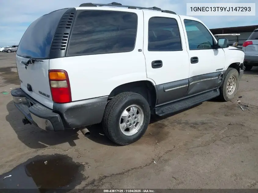 1GNEC13T9YJ147293 2000 Chevrolet Tahoe All New Ls
