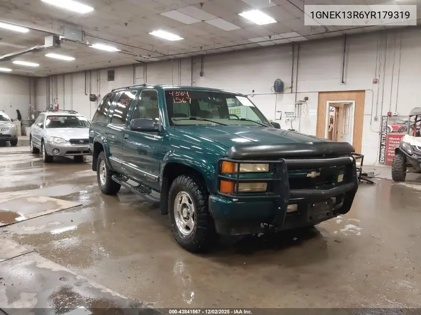 1GNEK13R6YR179319 2000 Chevrolet Tahoe Z71