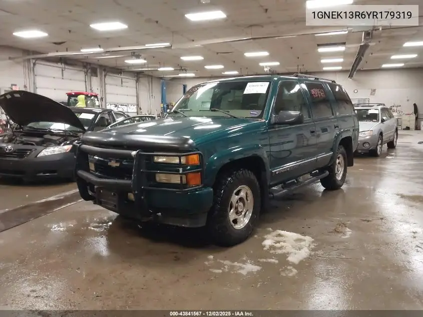 1GNEK13R6YR179319 2000 Chevrolet Tahoe Z71