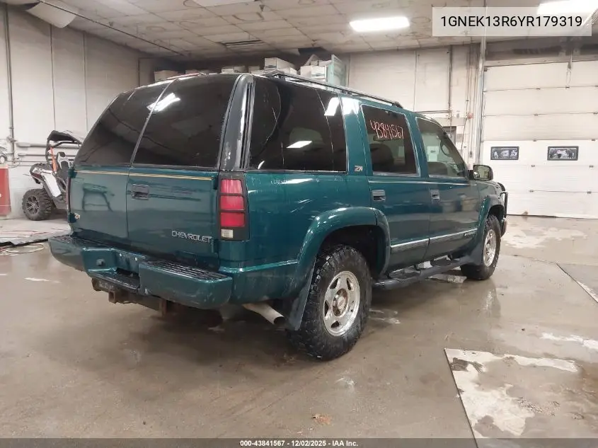 1GNEK13R6YR179319 2000 Chevrolet Tahoe Z71
