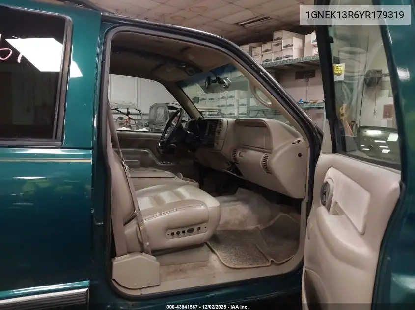 1GNEK13R6YR179319 2000 Chevrolet Tahoe Z71