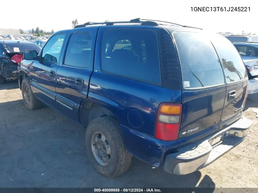 1GNEC13T61J245221 2001 Chevrolet Tahoe Ls