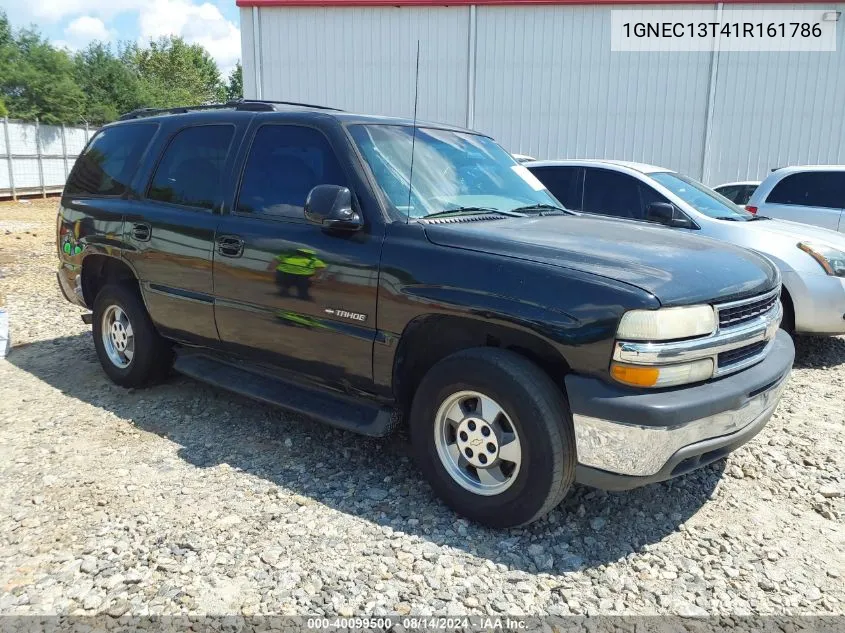 2001 Chevrolet Tahoe Lt VIN: 1GNEC13T41R161786 Lot: 40099500